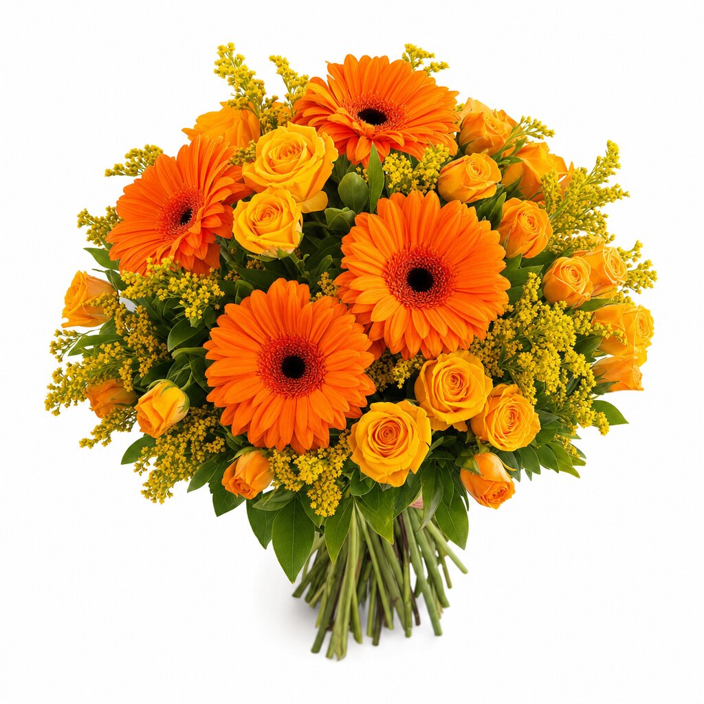 Sunshine Orange & Yellow — 陽光橙黃花束